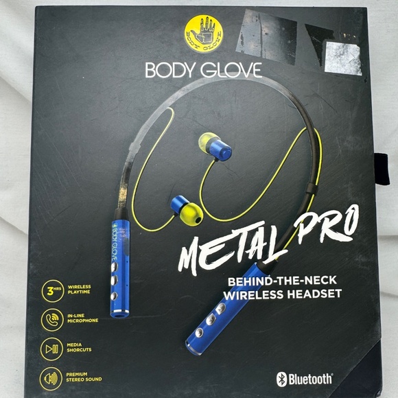 Body Glove Headphones Metal Pro Behind the Neck Wireless Headset - Picture 5 of 5